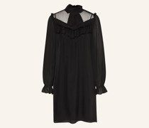 Kleid mit Spitze und Volants