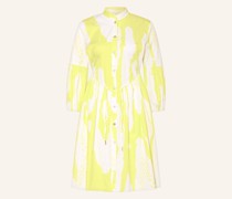 Hemdblusenkleid mit 3/4-Arm