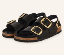 Sandalen MILANO BIG BUCKLE - SCHWARZ