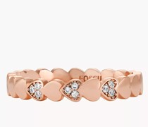 Ring Hazel Heartbeat Metall roségoldfarben - Roségoldfarben