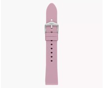 Silikonband für Damenuhr 18 mm Lavendel