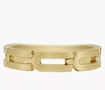 Ring Heritage D-Link Chain Edelstahl goldfarben - Goldfarben