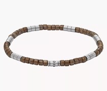 Armband Beads Acryl braun - Braun
