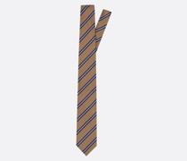 Seidenjacquard-Krawatte gestreift