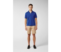 Jersey Poloshirt mit matter Optik