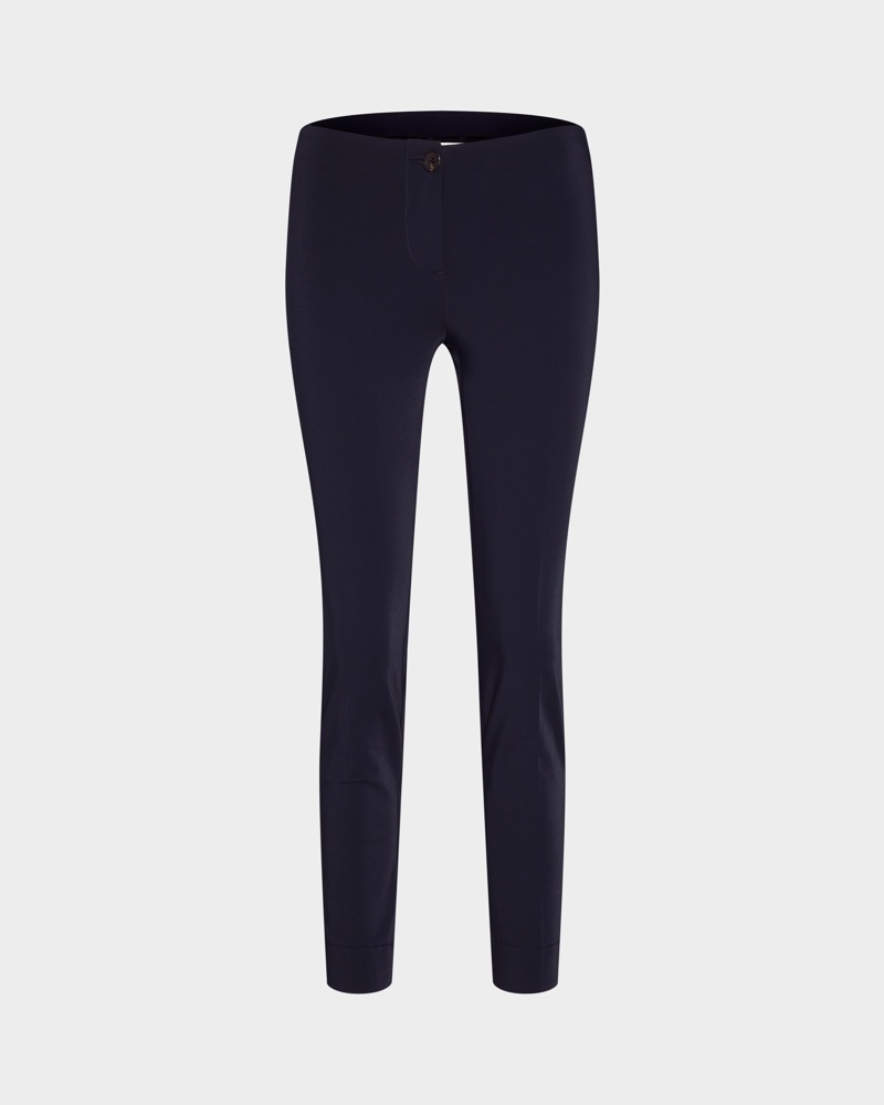 van Laack Damen Elegante 7/8 Hose Modern Fit Dunkel
