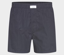 Boxershorts mit minimal Print Dunkelblau