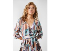 Maxikleid  Wickeloptik aus Viskose