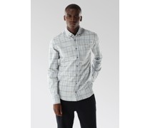 Kariertes Flanellhemd Tailor Fit