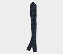Krawatte aus Seide mit Medaillon Muster