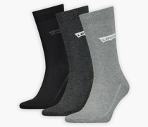 normal geschnittene Socken mit Batwing Logo aus recycelter Baumwolle – 3er Pack