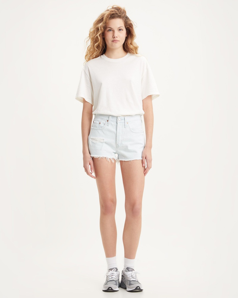 Levi's Damen 501® Shorts mit hohem Bund