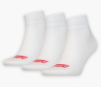 mittelhohe Socken mit Batwing Logo aus recycelter Baumwolle – 3er Pack
