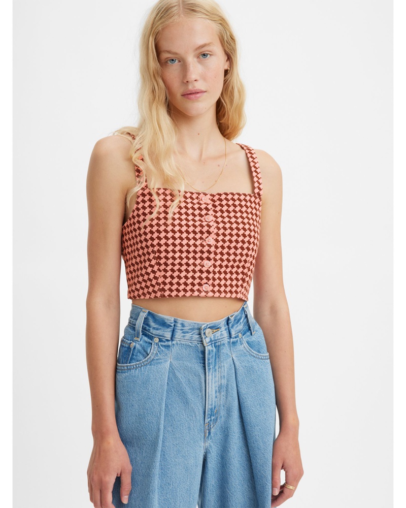 Levi's Damen Nadia kurz geschnittenes Top Levi's Damen Nadia kurz geschnittenes Top