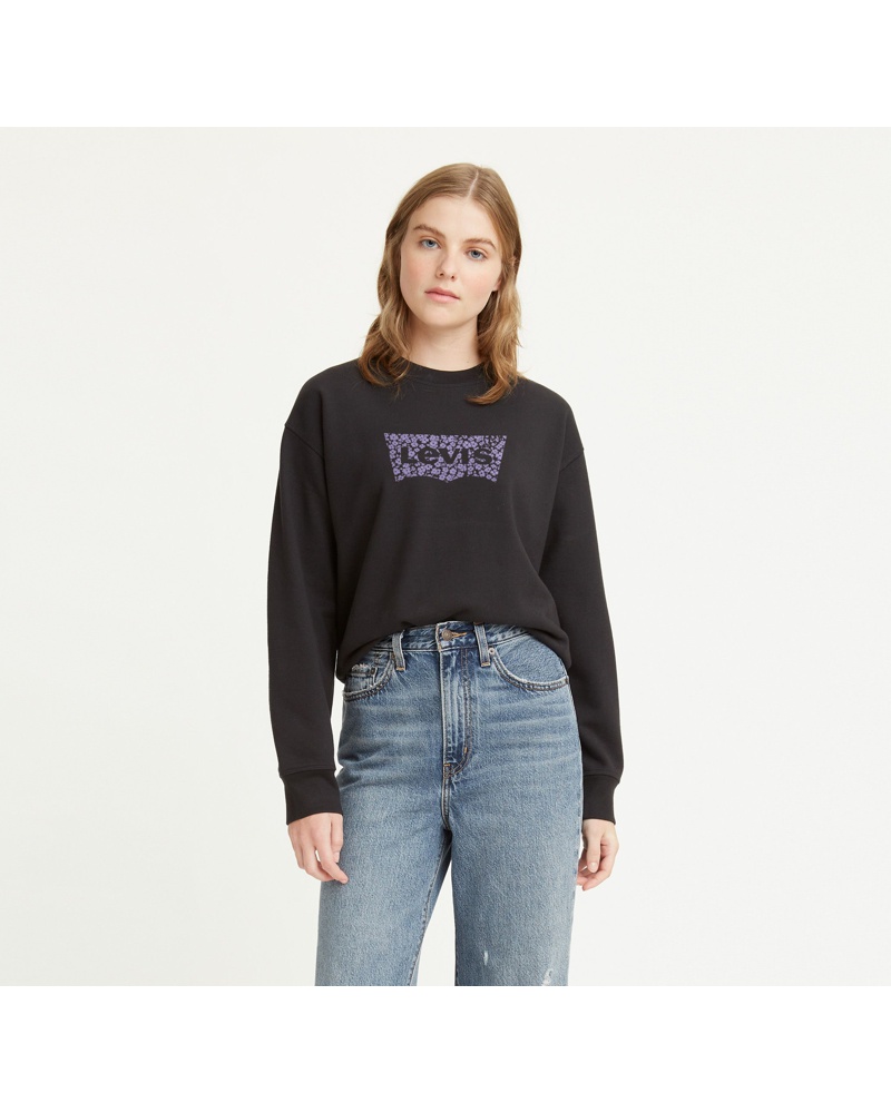 Levi's Damen Standard Sweatshirt mit Rundhalsausschnitt und Grafik