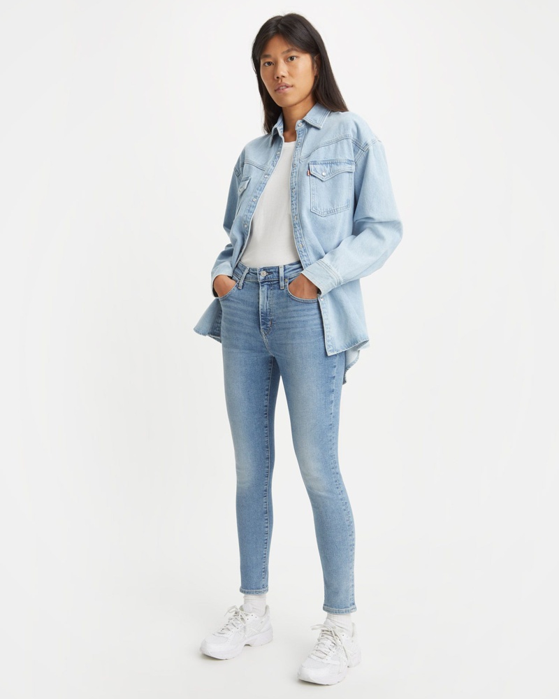 Levi's Damen 721 Skinny Jeans mit hohem Bund