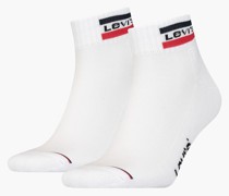 Mid Cut Sportswear Logo Socken – 2er Pack
