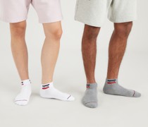 Mid Cut Sportswear Logo Socken – 2er Pack