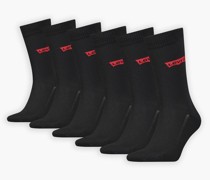 normal geschnittene Socken mit Batwing Logo – 6er Pack