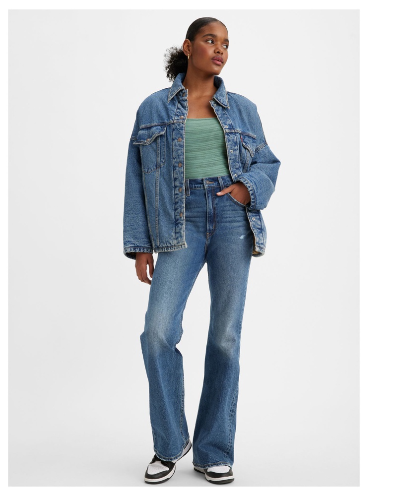 Levi's Damen 1970er Jahre High Flare Jeans