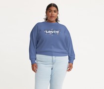 Standard Sweatshirt mit Rundhalsausschnitt (Plus Größe)