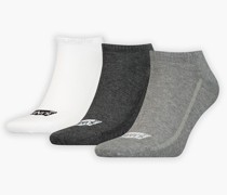 kurze Socken mit Batwing Logo aus recycelter Baumwolle – 3er Pack