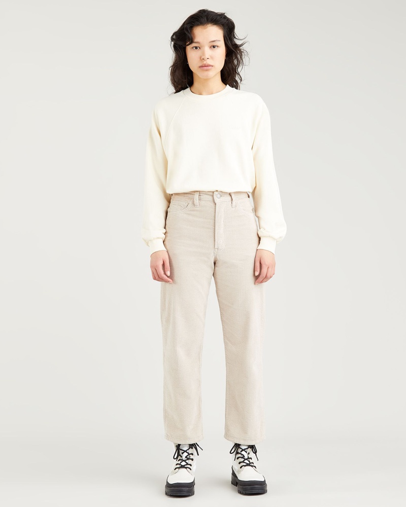 Levi's Damen Ribcage Straight Ankle Jeans