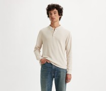 Thermal Henley Langarm T Shirt
