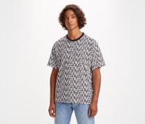 Relaxed Fit T Shirt mit kurzen Ärmeln und Grafik