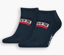 Niedrig geschnittene Sportswear Logo Socken – 2er Pack
