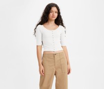 Dry Goods Top aus Spitzenstoff