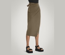 The Origami-Drape Wrap Skirt