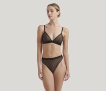 Sheer Logo Triangle Bra