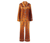 Pyjama-Set 'Lila Mensa' Cognac