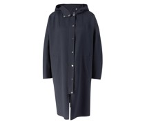 Mantel aus Loro Piana Wolle Marineblau