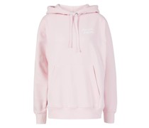 Baumwoll-Kapuzenpullover 'Mini Handwriting' Rosé