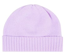 Cashmere-Mütze Violett