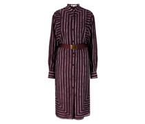 Seiden-Kleid Bordeaux