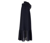 Seidenkleid 'Clara' Marineblau