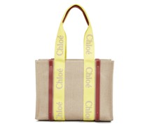 Shopper 'Woody Medium' Yellow/Beige