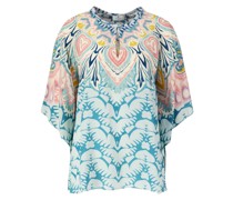 Bedruckte Seidenbluse