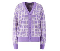 Woll-Cardigan Violett