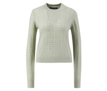 Cashmere-Seiden-Pullover 'Sabrine' Hellgrün