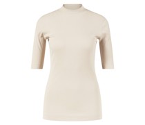 Geripptes Baumwoll-T-Shirt