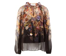 Seidenbluse 'Luminosity Floral'