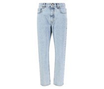 Tapered-Fit Jeans Hellblau