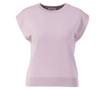Cashmere-Pullunder Violett
