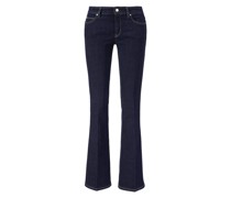 Flared-Leg Jeans 'Paris' Marineblau