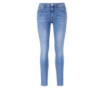 Skinny-Fit Jeans 'Skinny Slim Illusion Within' Mittelblau