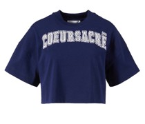 T-Shirt 'Coeur Sacre' Marineblau